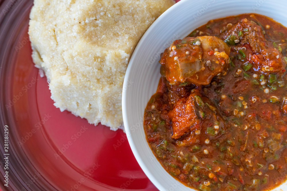 Sauce gombo (soupe Kandia)